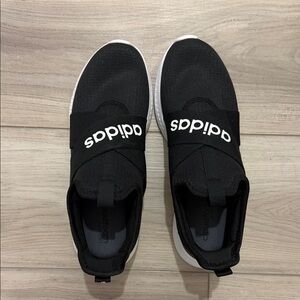 NEW Adidas Black Slip-On Sneakers